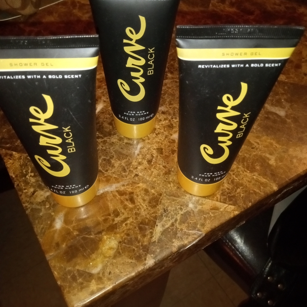 Bundle deal Curve Black Shower Gels